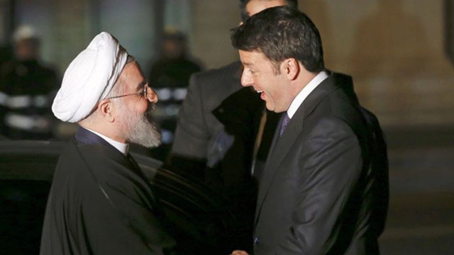 Le président iranien Hassan Rohani à Rome