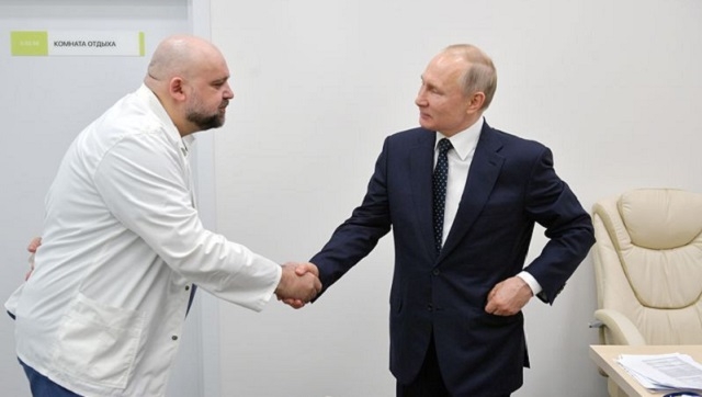 Un médecin rencontré par Poutine la semaine dernière testé positif