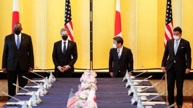 A Tokyo, le chef de la diplomatie US accuse la Chine d'agressivité