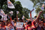 Les Vénézuéliens protestent contre les sanctions et les saisies illégales des biens nationaux