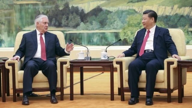 Xi Jinping et Tillerson prêts à travailler à un rapprochement Chine-USA